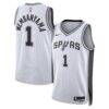 Victor Wembanyama San Antonio Spurs Nike Unisex Swingman Jersey - White - Front View