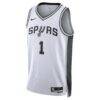 Victor Wembanyama San Antonio Spurs Nike Unisex Swingman Jersey - White - Side View