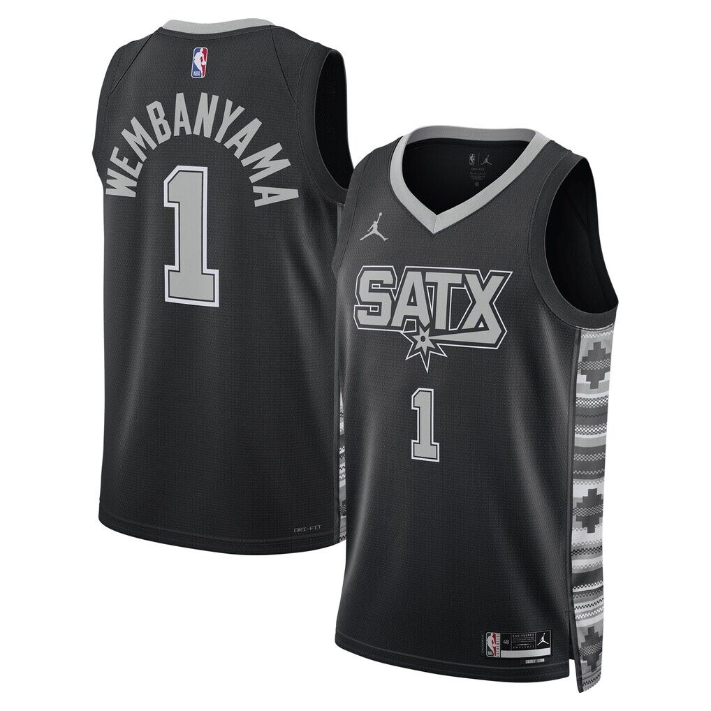 Victor Wembanyama San Antonio Spurs Jordan Brand Unisex Swingman Jersey - Statement Edition