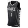 Victor Wembanyama San Antonio Spurs Jordan Brand Unisex Swingman Jersey - Black - Side View