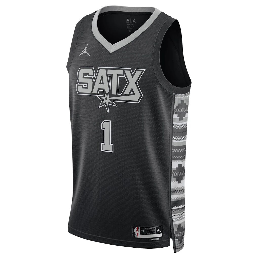 Victor Wembanyama San Antonio Spurs Jordan Brand Unisex Swingman Jersey - Statement Edition