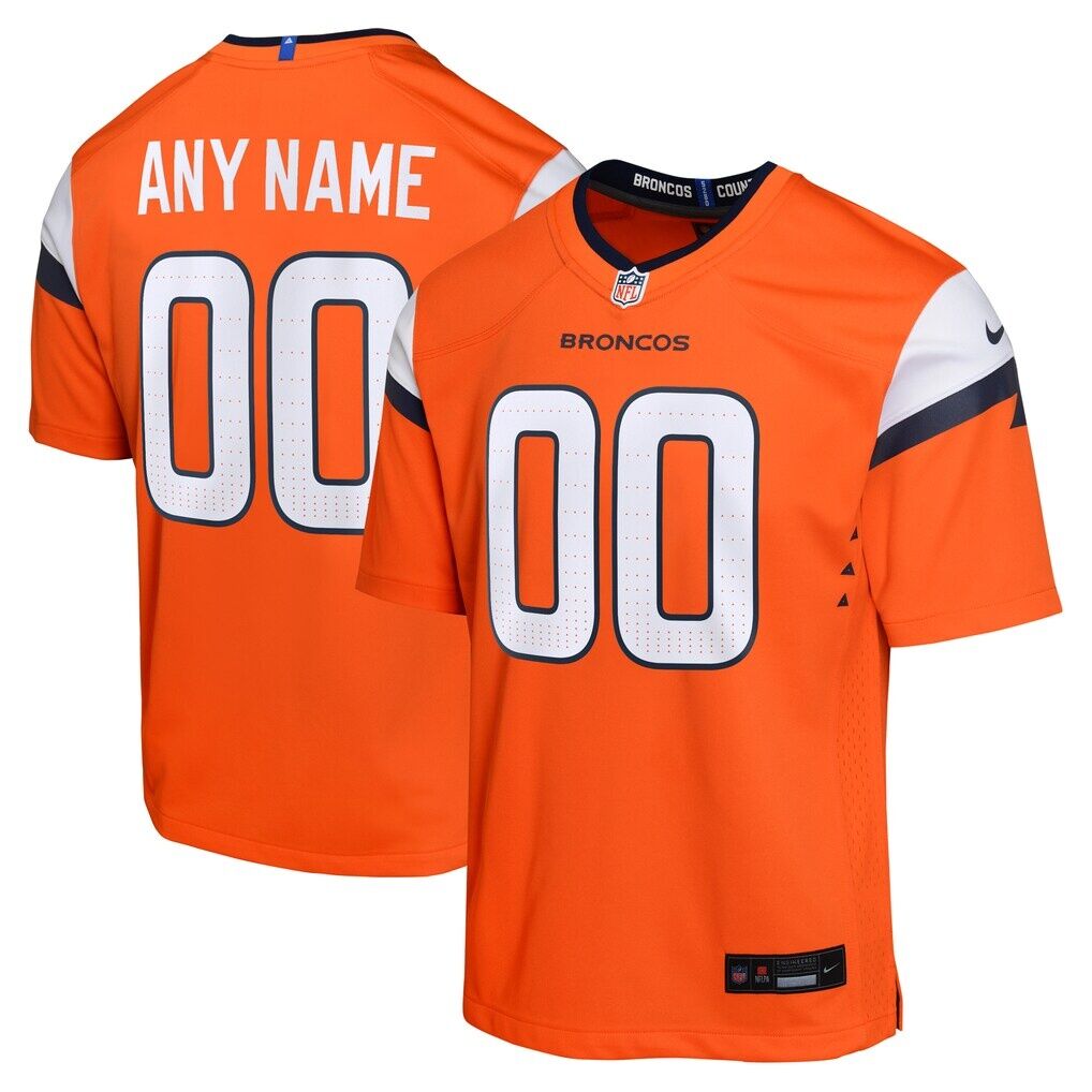 Denver Broncos Nike Youth Team Custom Game Jersey