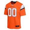 Denver Broncos Nike Youth Team Custom Game Jersey - Orange - Side View