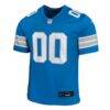 Detroit Lions Nike Youth Custom Game Jersey - Blue - Side View