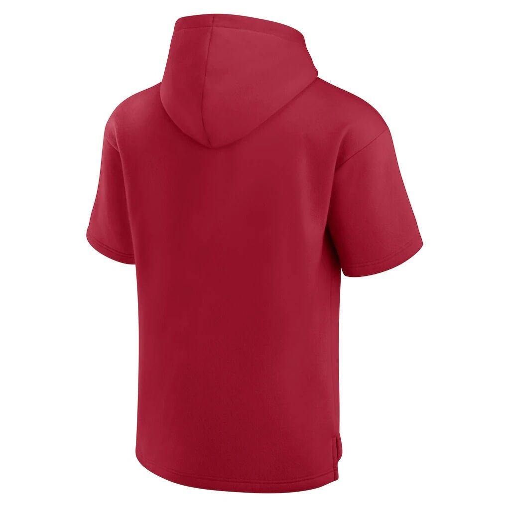 Tampa Bay Buccaneers Fashion7 Unisex Elements Ready Short Sleeve Pullover Hoodie - Cardinal
