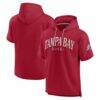 Tampa Bay Buccaneers Fashion7 Unisex Elements Ready Short Sleeve Pullover Hoodie - - Front View