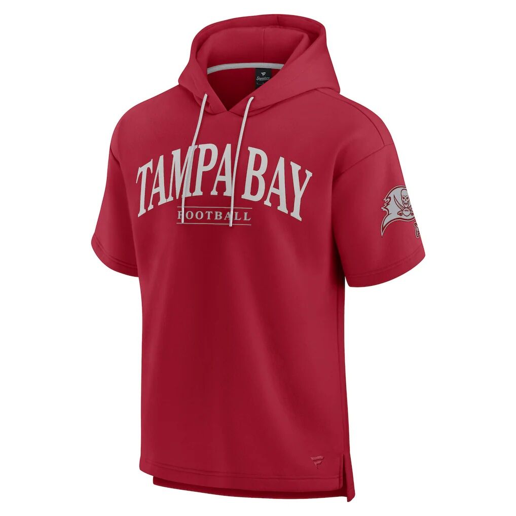Tampa Bay Buccaneers Fashion7 Unisex Elements Ready Short Sleeve Pullover Hoodie - Cardinal