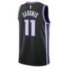 Domantas Sabonis Sacramento Kings Nike Unisex Swingman Player Jersey - Black - Detail View