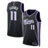 Domantas Sabonis Sacramento Kings Nike Unisex Swingman Player Jersey - Black - Front View