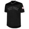 New York Yankees Profile Big & Tall Pop Fashion Jersey - Black - Side View