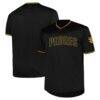 San Diego Padres Profile Big & Tall Pop Fashion Jersey - Black - Front View