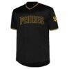San Diego Padres Profile Big & Tall Pop Fashion Jersey - Black - Side View