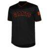San Francisco Giants Profile Big & Tall Pop Fashion Jersey - Black - Side View