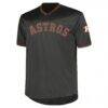 Houston Astros Profile Big & Tall Pop Fashion Jersey - Charcoal - Side View