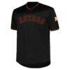 Houston Astros Profile Big & Tall Pop Fashion Jersey - Black - Side View