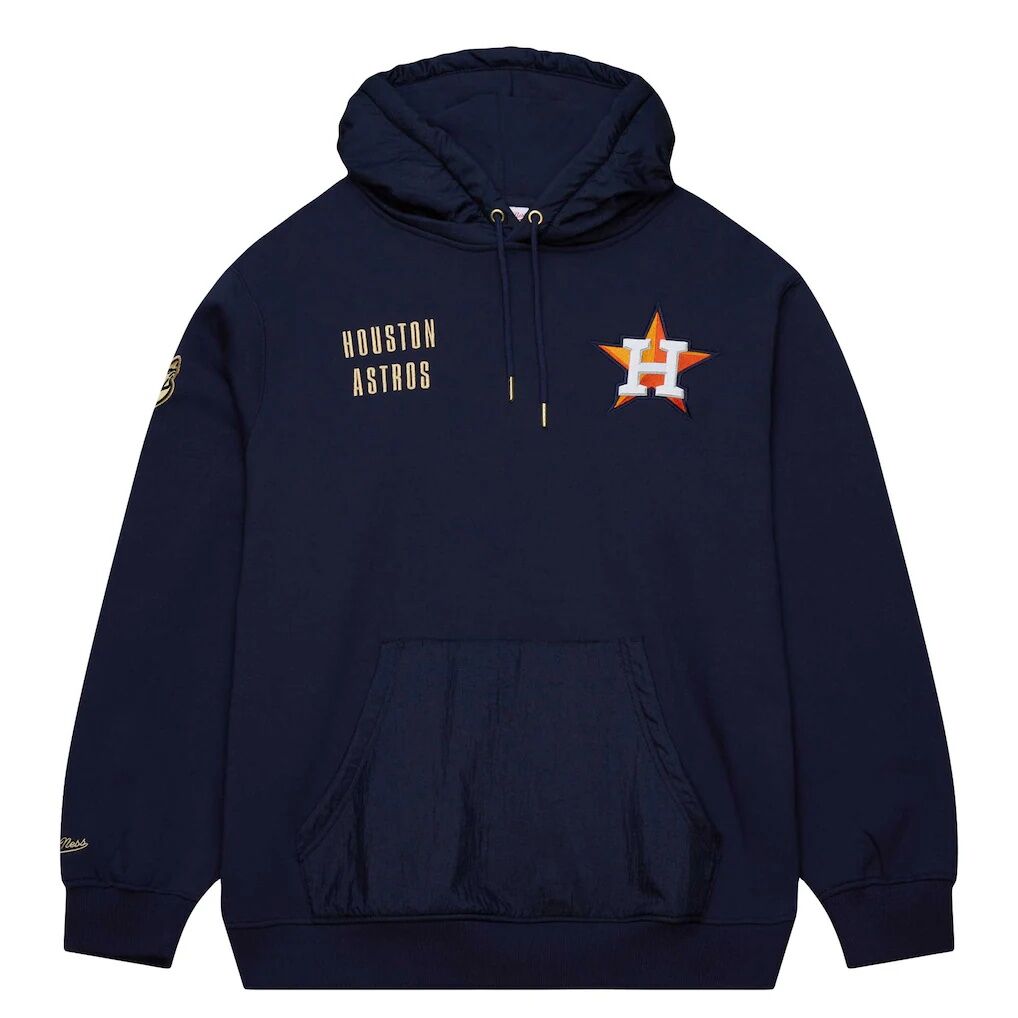 Houston Astros Mitchell & Ness Team OG 2.0 Current Logo Pullover Hoodie