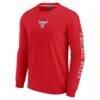 Chicago Bulls Fanatics Elements Strive Long Sleeve T-Shirt - Red - Back View