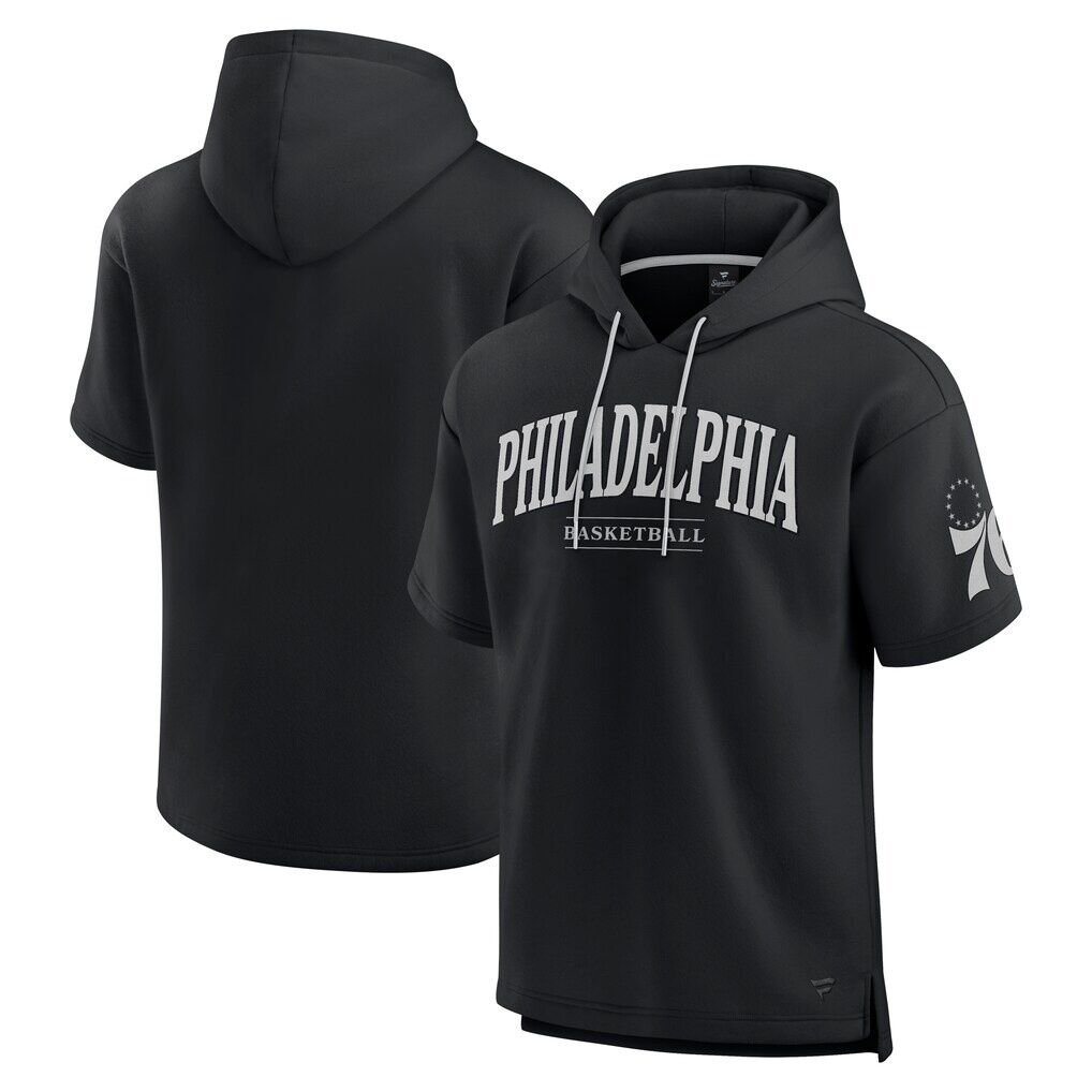 Philadelphia 76ers Fashion7 Elements Ready Short Sleeve Pullover Hoodie