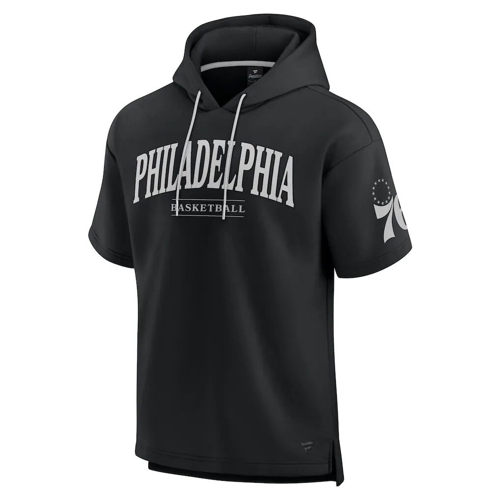 Philadelphia 76ers Fashion7 Elements Ready Short Sleeve Pullover Hoodie