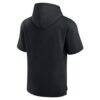 Chicago Bulls Fashion7 Elements Ready Short Sleeve Pullover Hoodie - Black - Detail View