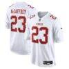 Christian McCaffrey San Francisco 49ers Nike Fashion Game Jersey - White - Front View