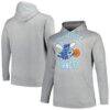 Charlotte Hornets Mitchell & Ness Hardwood Classics Big & Tall Pullover Hoodie - - Front View