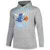 Charlotte Hornets Mitchell & Ness Hardwood Classics Big & Tall Pullover Hoodie - - Side View