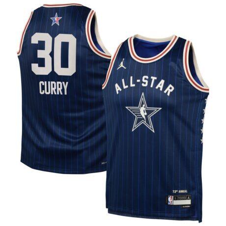 Stephen Curry Jordan Brand Youth 2024 NBA All-Star Game Swingman Jersey