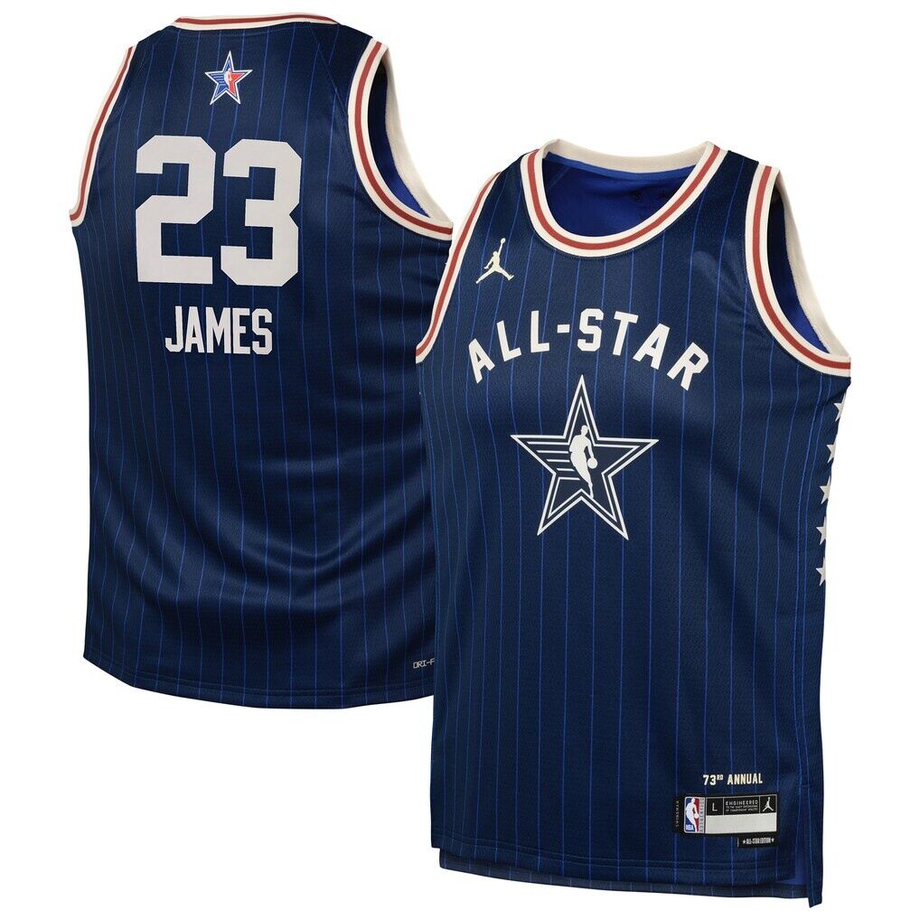 LeBron James Jordan Brand Youth 2024 NBA All-Star Game Swingman Jersey