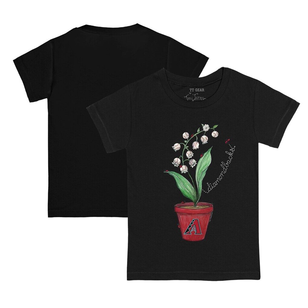 Arizona Diamondbacks Tiny Turnip Infant Lilies & Ladybugs T-Shirt