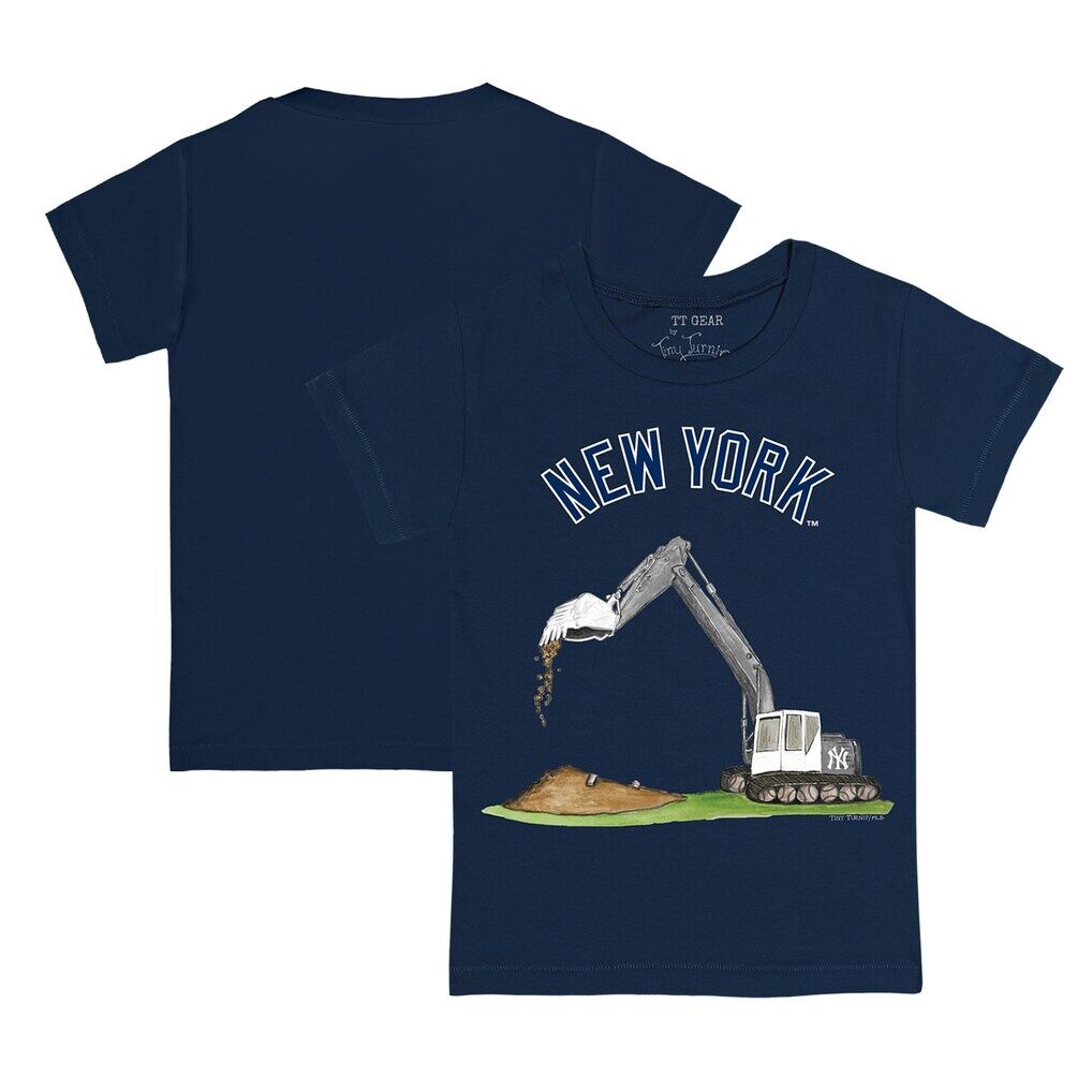 New York Yankees Tiny Turnip Toddler Excavator T-Shirt