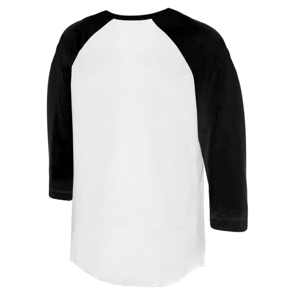 Arizona Diamondbacks Tiny Turnip Unisex Excavator 3/4-Sleeve Raglan T-Shirt - White/Black