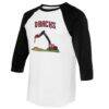 Arizona Diamondbacks Tiny Turnip Unisex Excavator 3/4-Sleeve Raglan T-Shirt - - Side View