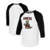 Arizona Diamondbacks Tiny Turnip Unisex Triceratops 3/4-Sleeve Raglan T-Shirt - - Front View