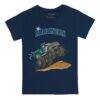 Seattle Mariners Tiny Turnip Youth Monster Truck T-Shirt - Navy - Side View