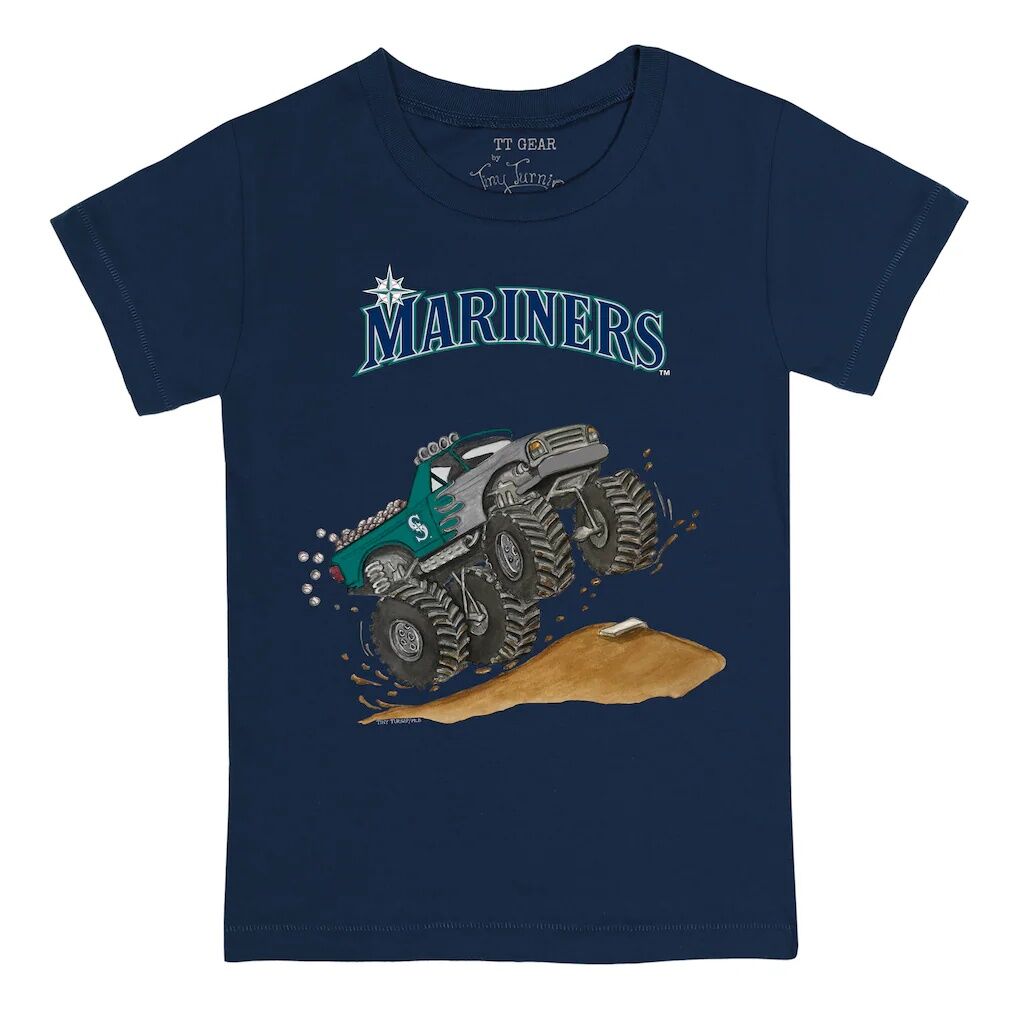 Seattle Mariners Tiny Turnip Youth Monster Truck T-Shirt