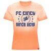 FC Cincinnati Sportiqe Women's Arcadia T-Shirt - Orange - Side View