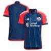 New England Revolution adidas 2024 Boston Tea Party Authentic Jersey - Navy - Front View