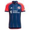 New England Revolution adidas 2024 Boston Tea Party Authentic Jersey - Navy - Side View