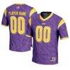 LSU Tigers GameDay Greats Youth Highlight Print NIL Pick-A-Player Football Jersey - Purple - Front View