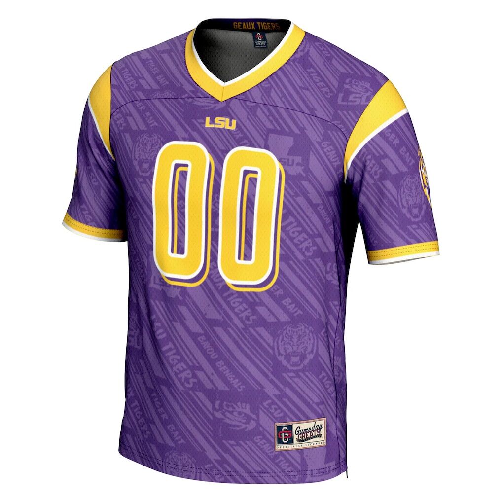LSU Tigers GameDay Greats Youth Highlight Print NIL Pick-A-Player Football Jersey