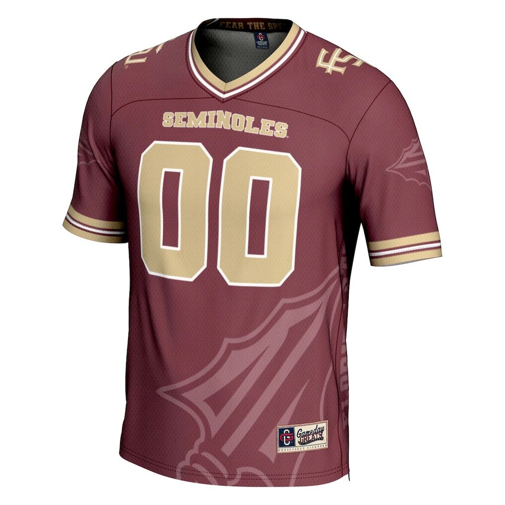Florida State Seminoles GameDay Greats Youth Icon Print NIL Pick-A-Player Football Jersey - Garnet