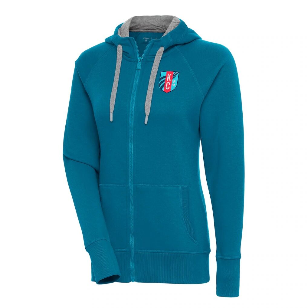 Kansas City Current Antigua Women's Victory Full-Zip Hoodie