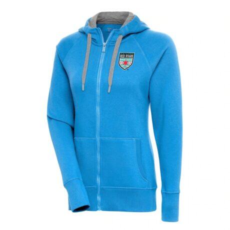 Chicago Red Stars Antigua Women's Victory Full-Zip Hoodie - - Front View