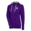 Orlando Pride Antigua Women's Victory Full-Zip Hoodie - Purple - Front View