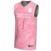 #1 Cornell Big Red GameDay Greats Unisex Lightweight Basketball Fashion Jersey - Pink - Side View