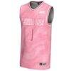 #1 Florida A&M Rattlers GameDay Greats Unisex Lightweight Basketball Fashion Jersey - Pink - Side View