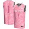#1 Georgia Southern Eagles GameDay Greats Youth Lightweight Basketball Fashion Jersey - Pink - Front View