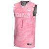#1 Delaware Fightin' Blue Hens GameDay Greats Youth Lightweight Basketball Fashion Jersey - Pink - Side View