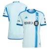 CF Montreal adidas 2024 La Main Authentic Jersey – Light Blue - - Front View